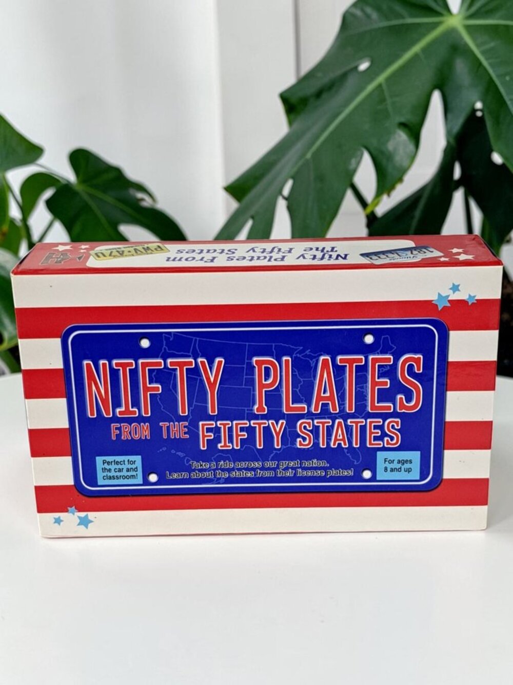 Nifty Plates from the Fifty States Game in Magnetic Close Box